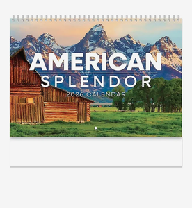 Calendarios <span class=keywords><strong>de</strong></span> Pared Espirales con Paisajes Americanos Personalizados 2027, Logotipo Personalizado, Regalo Promocional, Venta al Por Mayor, Calidad Premium - Product Image 1