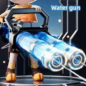 Pistola ad Acqua Elettronica Rotante con Tiro Continuo, Capacità a Zaino, Doppio Tubo, Illuminazione, Giocattolo per Adulti - Product Image 3