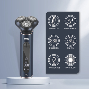 <span class=keywords><strong>DSP</strong></span> Venta caliente 2800RPM <span class=keywords><strong>Afeitadora</strong></span> Ref60358 3D Cuchillas flotantes Afeitadas IPX7 Tipo C Cable Interfaz inteligente Redefinir el afeitado - Product Image 4