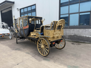 Calèche royale de luxe électrique, calèche classique pour hôtels de villégiature et mariages, transport présidentiel de style vintage - Product Image 4