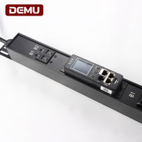 PDU intelligent avec 20 prises C13 et 4 prises C19, disjoncteurs pour armoires réseau industrielles, unité de distribution d'alimentation