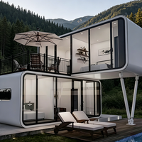 Maison capsule sur mesure à 2 étages, bureau insonorisé économique, espace de vie écologique, énergie solaire en option