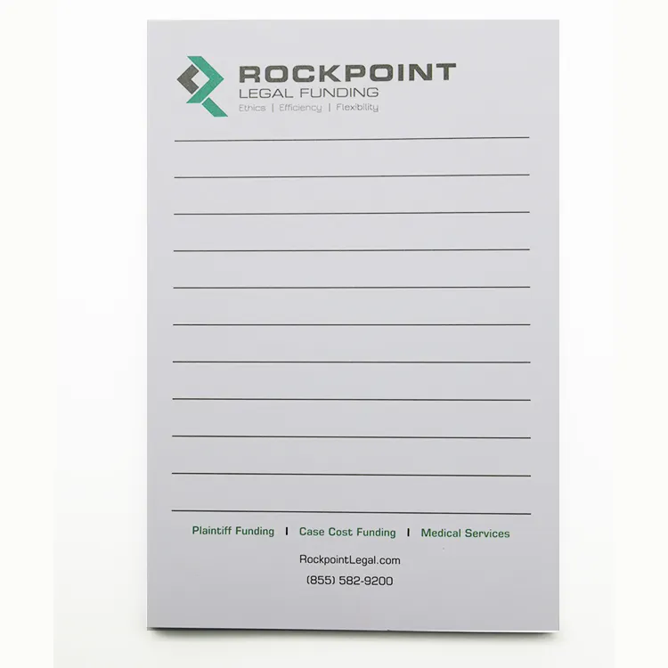 Custom Easily Tear Off Note Pads Stationery Printed Pocket Business Hotel Notepads with Logo Manufacture