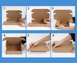 Sinh Thái Thân Thiện Với Sản Phẩm 2024 Có Thể Tái Chế Sóng Hộp Các Tông Với Xé Và Kéo Vận Chuyển Hộp Gửi Thư Cho Doanh Nghiệp Nhỏ - Product Image 3