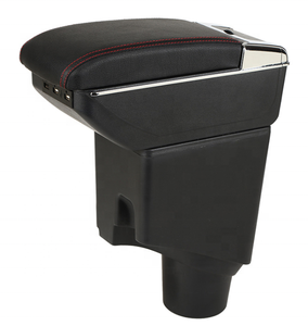 DAIAO DA-6406 Nueva Consola Central de Cuero Japonesa para Auto, Caja de Almacenamiento con Cargador USB, Reposabrazos de Doble Capa, Accesorios Decorativos - Product Image 1