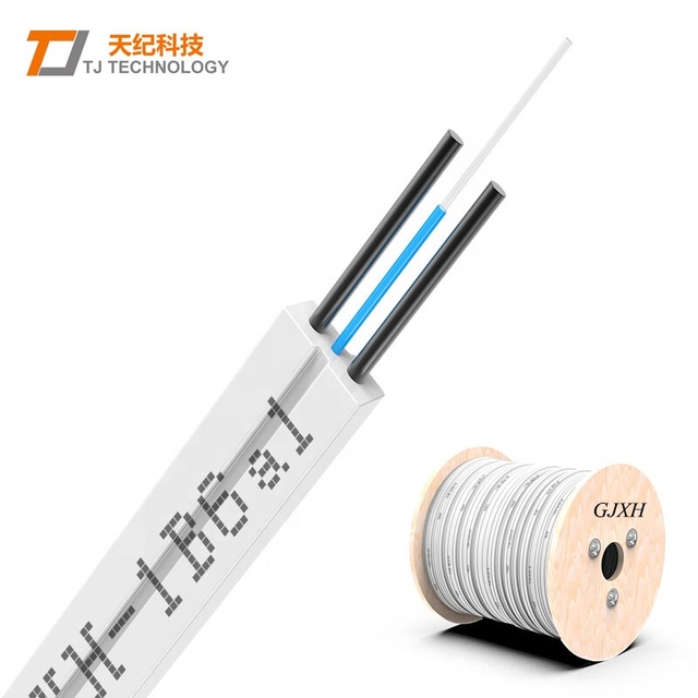 Tianji Hot Selling GJXH 6 Cores FTTH Fiber Optic Drop Cable G652D/G657A1/G657A2