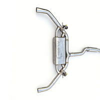 Échappement Catback Valvetronic à haut débit en acier inoxydable 304, directement de l'usine, compatible avec Mercedes CLA45 AMG C117 M133 2.0T 2014-2019