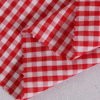 Prêt bonne qualité fil teint vichy carreaux Plaid en gros 21S pur coton Polyester TC chemise tissu