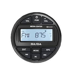 ลำโพงกันน้ำสำหรับเรือเดินทะเลขนาด 10 นิ้ว รุ่น H-1010 + วิทยุดิจิตอลเล่นไฟล์เสียงผ่านบลูทูธ รุ่น H-311D + สายดาต้า USB + เสาอากาศ - ชุดอุปกรณ์ - Product Image 1
