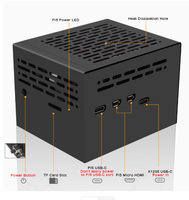 Placa de Gestión de Energía UPS para Raspberry Pi 5 X1205-C1, Excelente Disipación de Calor, Carcasa de Aleación de Aluminio, Módulos y Kits Electrónicos