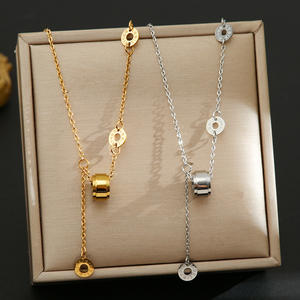 أزياء الفولاذ المقاوم للصدأ والمجوهرات التيتانيوم الصلب قلادة المرأة مصنع فراشة بيع بالجملة رخيصة قلادة المختنق - Product Image 6