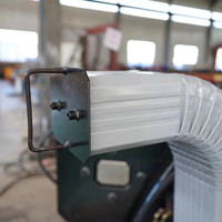 Machine industrielle efficace pour la fabrication de gouttières carrées, machine de formage à froid pour tuyaux de descente en métal, à vendre