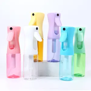 Plastic Hair Misty Macaron Color Spray Bottle 100ml 200ml 300ml 500ml Barber Fine Mist Refillable trigger Water Spray Bottle