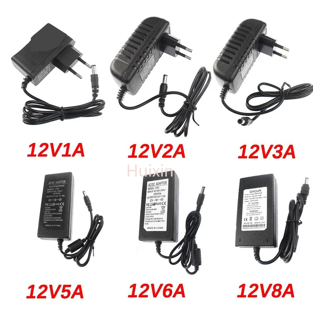 AC To DC 5V 12V 24V Power Supply Adapter 1A 2A 3A 5A 6A 8A 10A Power Adapter 220V To 12V Universal Charger For LED Driver EU US