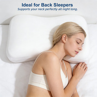 Ergonomisches Cloud-Memory-Foam-Kissen Kontur-Nackenstützkissen für Rücken-, Seiten- und Bauchschläfer