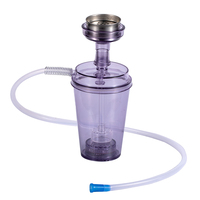 Vente en gros de petites coupes à chicha portables en plastique acrylique, coupes à chicha personnalisées pour voyage, nouveau design, prix bas