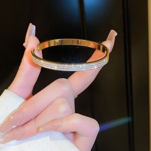 Bracelets tennis plaqués or avec cristaux de strass sertis en canal, style classique, bijoux unisexes, cadeau - Product Image 4