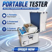 Testeur d'huile de transformateur portable léger de quatre-vingts kilovolts Bdv pour les tests électriques sur site