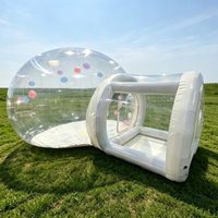 Tente bulle gonflable en PVC transparent, dôme igloo, maison ballon, maison bulle gonflable pour mariage en plein air, fête, enfants et adultes