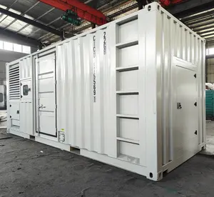 Open /Sielnt Container 500kw Aardgas Generator 625kva Watergekoelde Gas Generator Energiecentrale