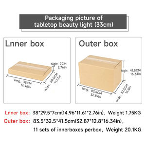 26cm <strong>14inch</strong> <strong>LED</strong> Bi-Color <strong>Ring</strong> <strong>Light</strong> 3500K-6100K With Stand and Phone Holder for Selfie and Video Streaming for Photography - Product Image 5