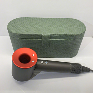 Cajas de Almacenamiento Personalizadas de Cuero PU Profesional para Secador de Pelo para Mascotas, Juego de Herramientas para Secador de Pelo Dyson - Product Image 1