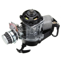 Moteur complet de moto 49cc 2 temps avec carburateur et filtre à air CARB Pocket Bike Mini Dirt ATV Quad