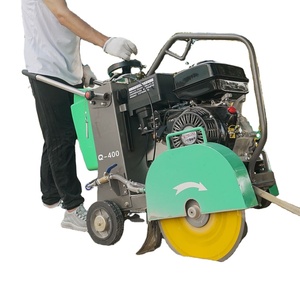 Scie à béton à essence pour la découpe de routes, scie portative avec lame de 180 mm - Product Image 1
