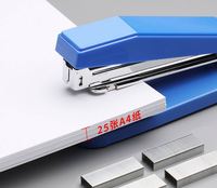 Agrafeuse de bureau manuelle en plastique personnalisée BV-Sp01 avec une capacité de 200 feuilles pour l'école et le bureau