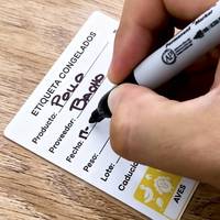 Étiquettes autocollantes personnalisées en PVC imprimées UV, écologiques et imperméables, pour le marquage des aliments et des produits de première nécessité, avec adhésif permanent