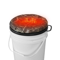 Mydays Tech Durable 360 Degree Swivel Lid Padded 5 Gallon Bucket Coussin de Siège Chauffant pour Canard Chasse Pêche Jardinage Camping