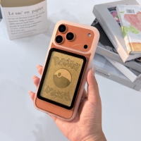 Étui de téléphone avec support magnétique N52 pour cartes TCG TPU PC pour iPhone, cartes Pokémon, détachable, antichoc, accessoires de téléphone portable, vente en gros