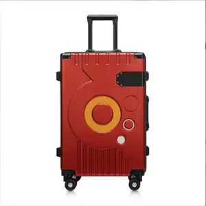 Maleta personalizada ABS Suite PC, carrito de mano, marco de aluminio, equipaje de 20 pulgadas, 23Kg, maleta con ruedas
