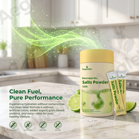 Aeglewell – Sachets de poudre de sels électrolytiques en stock |   Saveur de citron vert, dissolution instantanée pour une hydratation et une vitalité optimales