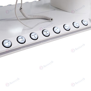 Sillón de Masaje Eléctrico con 4 Motores, Calefacción Integrada y Control de Pie para Tratamientos Faciales y Pestañas, Camilla de Estética para Spa - Product Image 5