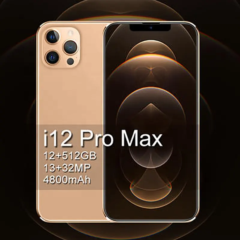Harga Murah untuk I Phone 12 Pro Max Buka Kunci Pengenalan Wajah Ponsel Pro Layar 6.7 Inci Ponsel Pintar