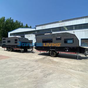 Caravana Híbrida Todoterreno Campor de 15 pies, Remolque Camper con Materiales Nuevos, Litera y Suspensión Independiente para Viajes - Product Image 3