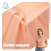 Tissu en Soie de Lait Épaissi Tendance et Coloré 95% Polyester 5% Spandex 172CM 210GSM pour T-shirt