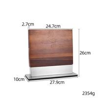 Support magnétique pour couteaux en acier inoxydable avec rangement multifonctionnel renforcé et robuste