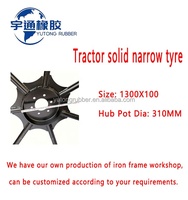 Ban dan Roda Traktor Semprotan Boom Baja JIUYU 1300*100mm untuk Pengganti Mesin Tanam Padi