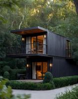 Maison modulaire en conteneur de 2 étages, prête à être expédiée, de qualité supérieure, 20 pieds, 40 pieds, 2 à 4 chambres, maison miniature de luxe, unité de vie préfabriquée à vendre