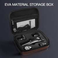 Kit de toilettage pour homme Lanumi LM-1832 rechargeable en acier inoxydable 5 en 1, tondeuse à cheveux multifonctionnelle, rasoir professionnel pour barbier