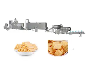 Small And Large Corn Puffed Extruder Snack Machine Expand Corn Snacks Food Machinery Production Line