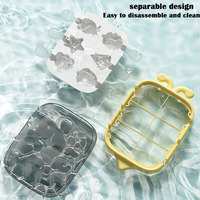 Moule à glace en silicone lavable et séparable avec six formes de dessins animés, plateau à sucettes glacées avec bâtonnets réutilisables pour usage domestique