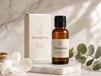 Flacon d'huile essentielle en verre personnalisé ambre 5 ml 10 ml 20 ml 30 ml 50 ml 100 ml avec compte-gouttes et bouchon en plastique