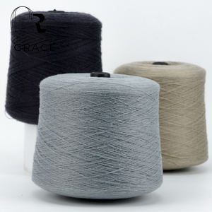 Fil mélangé lavable 10 % <span class=keywords><strong>cachemire</strong></span> 90 % laine mérinos 26NM/2 mercerisé de qualité supérieure pour machines à tricoter et à tisser - Product Image 3