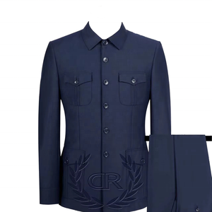 Traje de negocios Zhongshan de una sola botonadura de marca de tamaño grande de comercio exterior para África Sudáfrica entidad mayorista - Product Image 6