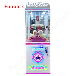 Funpark Best Selling Amusement Clip Machine Crane Toy Machine Vending Claw Coin Operated Games
