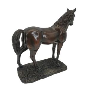 Özelleştirilmiş reçine çevre dostu ev dekoratif ayakta at heykel - Product Image 5