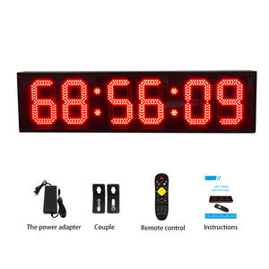 Temporizador Electrónico Deportivo de 6 Pulgadas y 6 Dígitos, Pantalla de Una Sola Cara, Alimentación por Cable, LED Digital, Contador de Años y Días, Cronómetro - Product Image 4